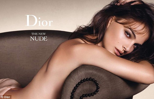 реклама dior nude 2012 c натали портман, фото реклама диор