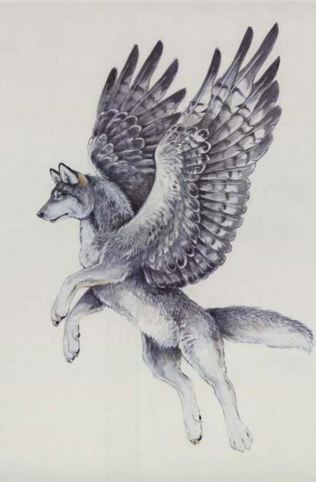 волк с крыльями