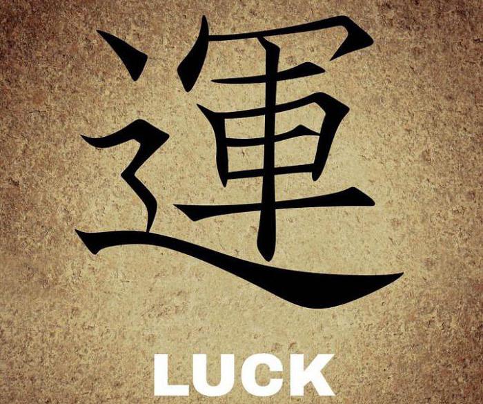 Китайский иероглиф удача фото