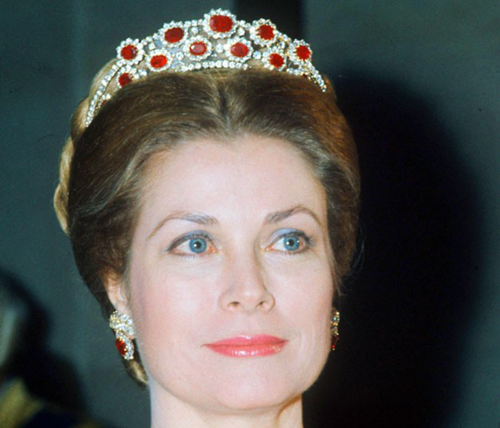 29 ноября 1973 года. 10-я княгиня Монако Грейс на приеме в Версале.