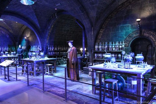 Кабинеты зельеварения - декорации к съемкам фильмов о Гарри Поттере