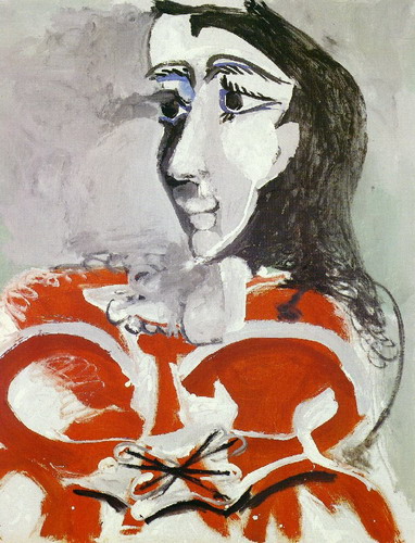 Пабло Пикассо. Портрет Жаклин. 1965 год