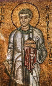 Фреска св. Лаврентия в Софийском соборе