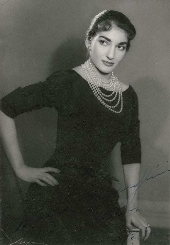 Мария Каллас. 1954 год. Фото / Maria Callas. Photo