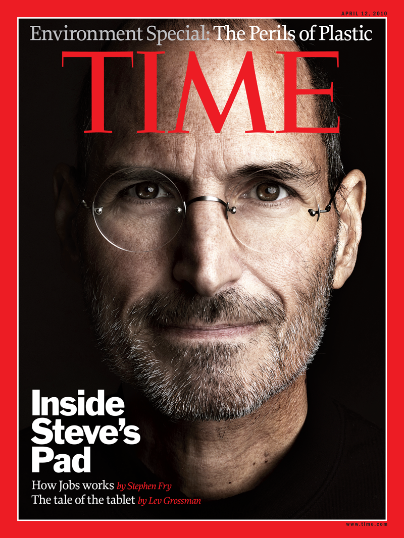 Стив Джобс на обложке журнала Time, апрель 2010 года