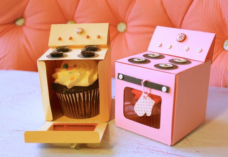 Oven Box for Cupcakes/Gifts::Free printable