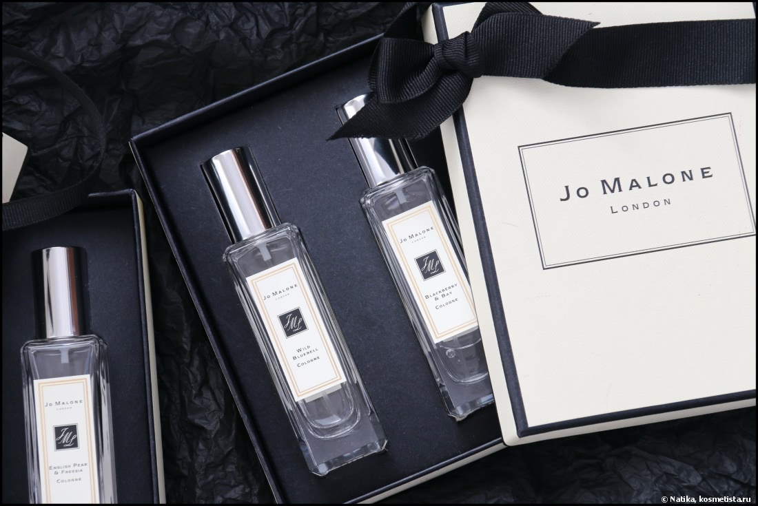 Ароматы Jo Malone - Wild Bluebell Cologne, Blackberry&Bay Cologne, English Pear&Freesia Cologne