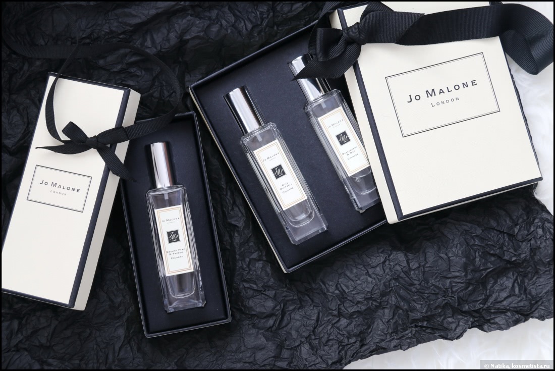 Ароматы Jo Malone - Wild Bluebell Cologne, Blackberry&Bay Cologne, English Pear&Freesia Cologne