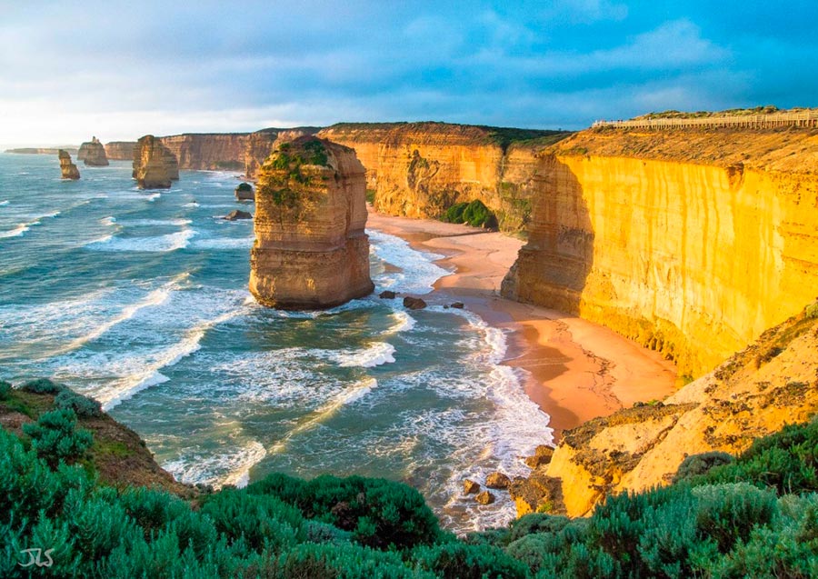 изумительные виды на земле amazing species on earth Двенадцать Апостолов Австралия Twelve Apostles Australia