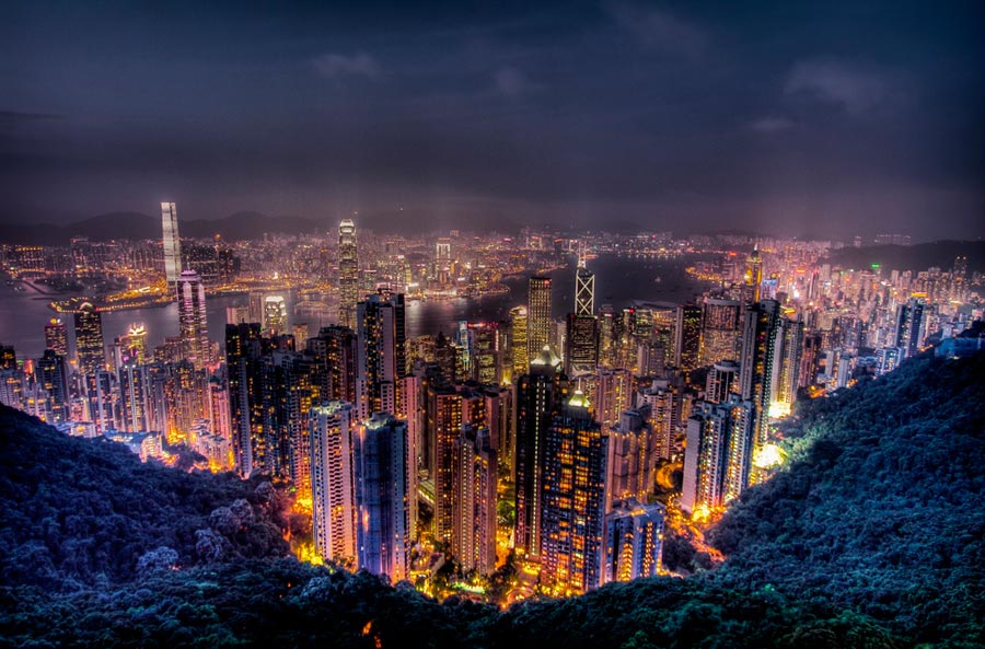 изумительные виды на земле amazing species on earth Пик Виктория Гонконг Victoria Peak hong Kong