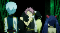 Natsu carries Future Lucy