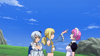 Lucy flicks Virgo as punishment