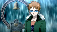 Loke stands next to Karen&#039;s grave